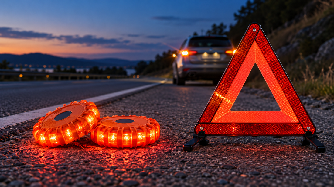 LED Road Flares vs. Reflective Triangles: Which to Keep in Your Car