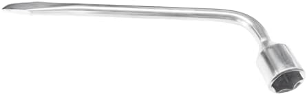 Car Spare Tire Wrench, 19mm L Type Slotted End Socket Repair Tool by Unknown