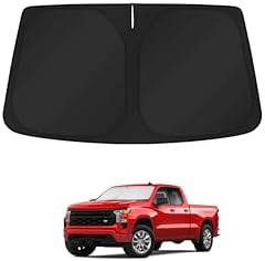 KUST Windshield Sun Shade for 2019-2026 Chevrolet Silverado/Honda Ridgeline by KUST