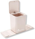 Car Trash Can for Vehicles Leakproof Compact Garbage Bin w/Stability Flap by HAUSSIMPLE
