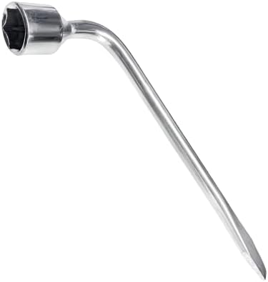 Car Spare Tire Wrench, 22mm L-Shaped Slotted End Socket Tire Replacement Tool by YTFRL