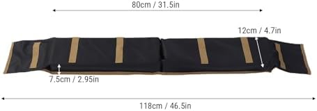 Fabater Roof Rack Pads, Universal Car Soft Roof Rack Heavy Duty Straps - Image 4