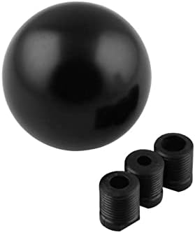 RYANSTAR Shift Knob Adapter Kit Gear Shifter Lever Round Ball Black by RYANSTARRACING