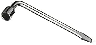 Car Spare Tire Wrench, 19mm L-type Hexagon Slotted End Socket Repair Tool Car by Zeromall