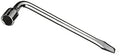 Car Spare Tire Wrench, 19mm L-type Hexagon Slotted End Socket Repair Tool Car by Zeromall
