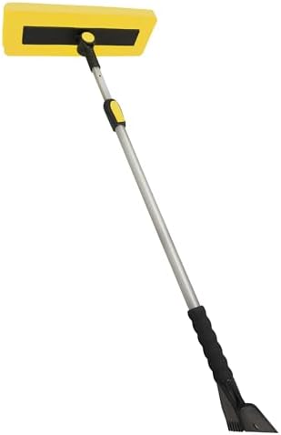 Snow Joe 2-in-1 Telescoping Snow Broom and Ice Scraper by SnowJoe