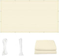Cool Area Sun Shade Cloth with Grommets, Butter Cream by CoolArea