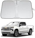 Foldable Front Windshield Sunshade fits Chevrolet Silverado 1500 2019-2026 by GZSH