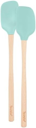 Tovolo Mini Spoon Spatula Wooden Handle Set by Tovolo