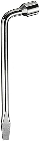 Car Spare Tire Wrench, 19mm L-type Hexagon Slotted End Socket Repair Tool Car - Image 5