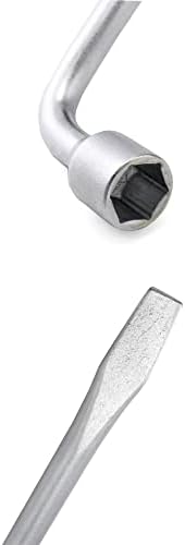 QWORK Car Spare Tire Lug Wrench - Image 5