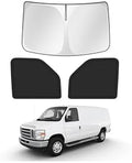 Canvcle Window Shades for 1992-2025 2026 Ford Econoline E-Series Van & by Canvcle