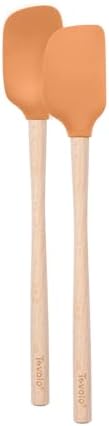 Tovolo Mini Spoon Spatula Wooden Handle Set by Tovolo