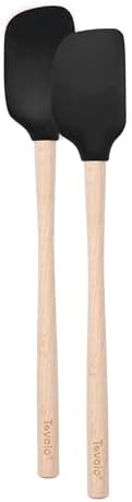 Tovolo Mini Spoon Spatula Wooden Handle Set by Tovolo
