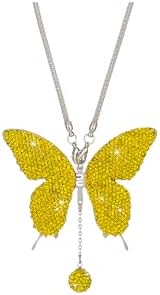 Rhinestone Butterfly Rearview Mirror Ornament - Image 6