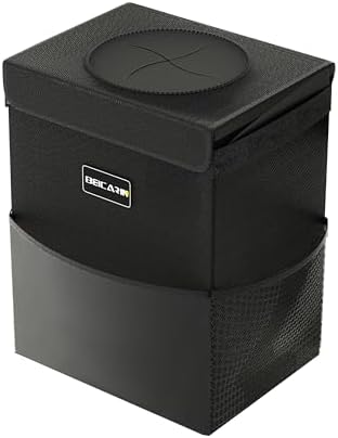 Beicarin Car Trash Can with Lid by Beicarin