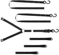 Spare Wheel Strap, Adjustable Ratchet Spare Tire Tie Down Straps Over the Wheel by GAITWIN