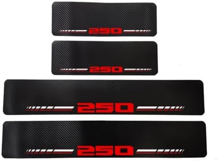 Car Door Sill Protectors for Ford F-250 F250 Super Duty（RED, Fit for F250） - Image 5