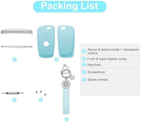 for BMW Key Fob Cover with Keychain - Image 7