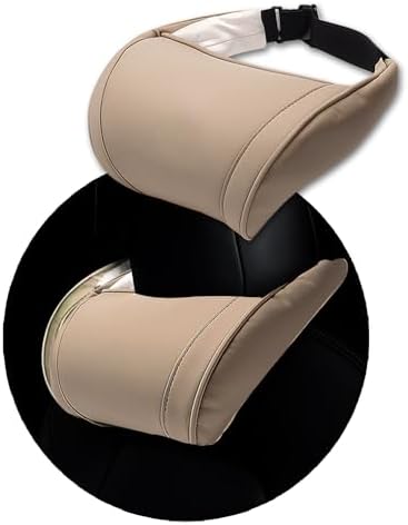 Car Headrest Neck Pillow Support Memory Foam Ergonomic Design Accessory by CoolKo