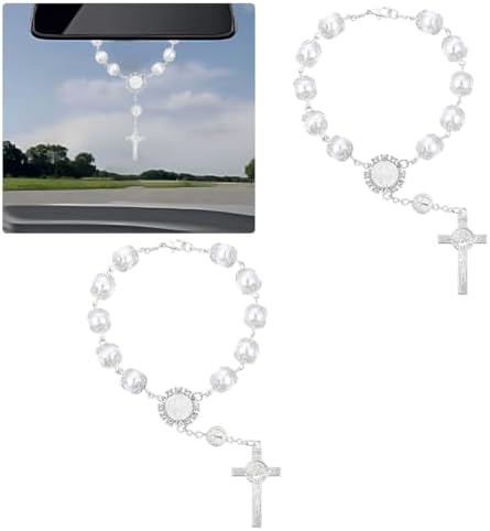 ZIMISI 2PCS Car Rosary for Rearview Mirrors by Unknown