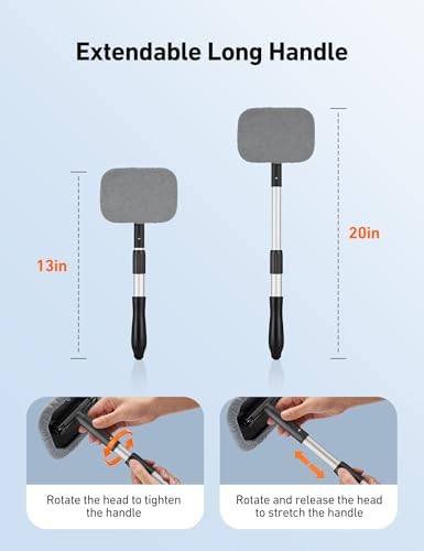 AstroAI Windshield Cleaner Extendable 180° Rotating Handle - Image 2