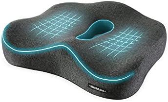 Memory Foam Seat Chair Cushion for Relieves Back Sciatica Pain Tailbone Pain by MaxLove-US