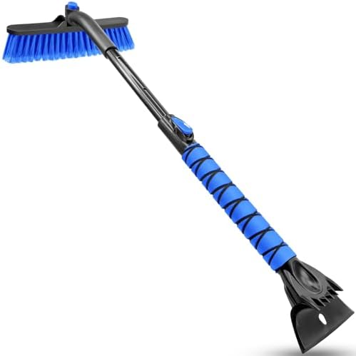 HEEYA Snow Brush for Car, Extendable Ice Scraper by HEEYA