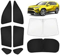KUST Car Window Shades for Toyota RAV4 2019-2025 Windshield Sun Shade Side by KUST