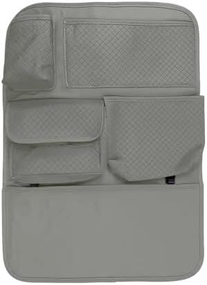 Car Backseat Organizer, Leather Auto Seat Back Kick Mats Protector, Travel by Unknown