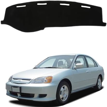 Dashboard Mat Cover for Honda Civic 2001-2005 Nonslip Center Console Sunshield by BOLTRY