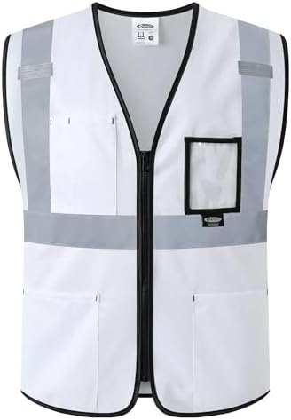 JKSafety Safety Vest for men women Hi Vis Vest by JKSafety