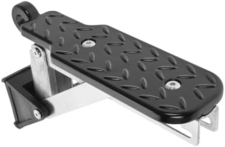 Adjustable Folding Car Door Step 7-Level Aluminum Alloy Pedal by PLAFOPE