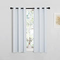 NICETOWN Greyish White Blackout Curtains by NICETOWN