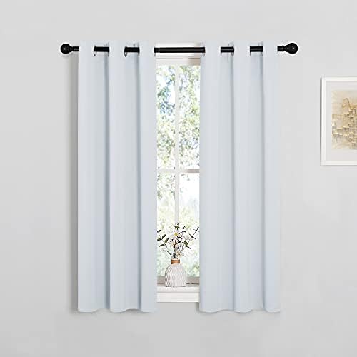NICETOWN Greyish White Blackout Curtains by NICETOWN