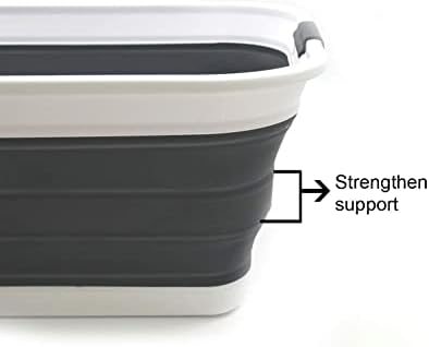 SAMMART 42L Collapsible Plastic Laundry Basket-Foldable Pop Up Storage - Image 6