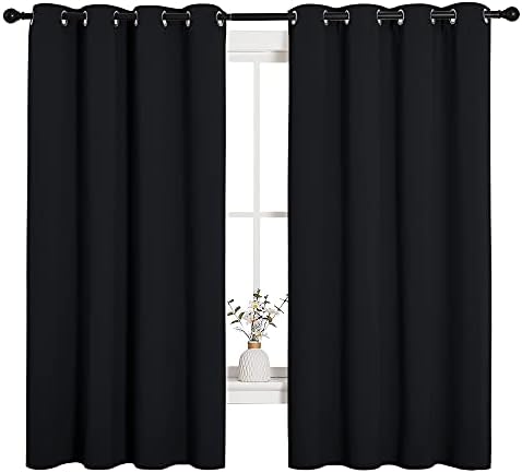 NICETOWN Black Blackout Curtains by NICETOWN