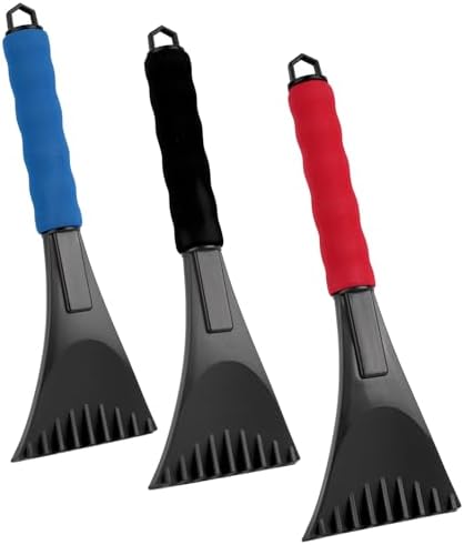 3pcs Car Ice Scrapers, Windshield Ice Scraper Ice Remover Accessories by lasuroa