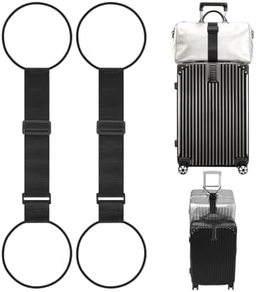 Adjustable Add A Bag Luggage Connector Straps by Aoahaiy