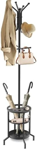 Coat Rack with Umbrella Holder, Coat Rack Freestanding by Unknown