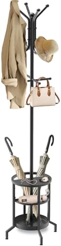 Coat Rack with Umbrella Holder, Coat Rack Freestanding by Unknown