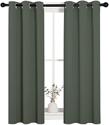 NICETOWN Dark Mallard Blackout Curtains - Image 2