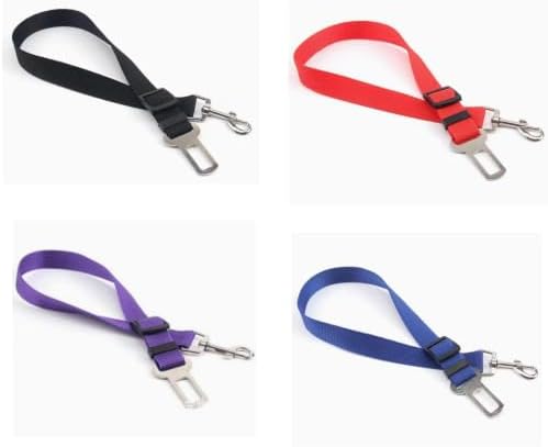 Dog Car Adjustable Seatbelts, 4 Pack Dog Seat Belt by Unknown