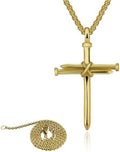 Nail Cross Pendant for Car Rearview Mirror, 3 Nails Metal Cross Car Rear View by Unknown