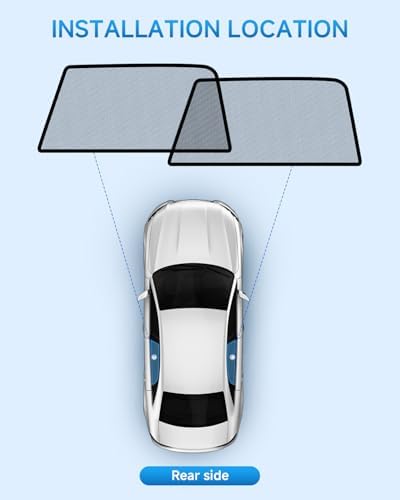 Car Window Shades for Toyota Corolla, UV & Heat Blocker, Privacy Protection for - Image 2