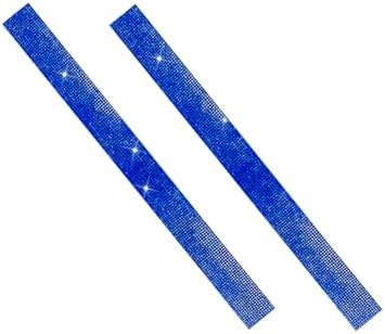 2PCS Bling Car Door Sill Protector, Shiny Crystal Rhinestone Door Edge Entry - Image 7