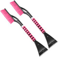 27" Snow Brush and Ice Scrapers Detachable Pivoting, Soft Bristle Head by YLCVBUD
