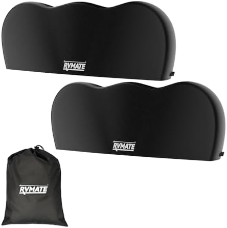 RVMATE Triple Axle Tire Covers, Fits 30"-32" Diameter Tires, 2 Pack by RVMATE