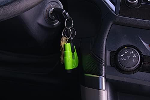 resqme The Original Emergency Keychain Car Escape Tool, 2-in-1 Seatbelt Cutter - Image 2