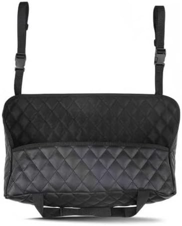 1 PC Car Purse Holder Between Seats, Front Seat Large Capacity Leather Storage by Unknown